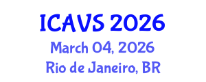 International Conference on Animal and Veterinary Sciences (ICAVS) March 04, 2026 - Rio de Janeiro, Brazil
