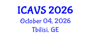 International Conference on Animal and Veterinary Sciences (ICAVS) October 04, 2026 - Tbilisi, Georgia