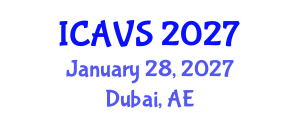 International Conference on Animal and Veterinary Sciences (ICAVS) January 28, 2027 - Dubai, United Arab Emirates International Conference on Animal and Veterinary Sciences (ICAVS) January 28, 2027 - Dubai, United Arab Emirates