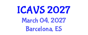 International Conference on Animal and Veterinary Sciences (ICAVS) March 04, 2027 - Barcelona, Spain International Conference on Animal and Veterinary Sciences (ICAVS) March 04, 2027 - Barcelona, Spain