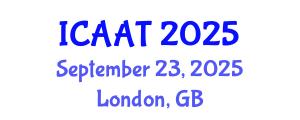 International Conference on Animal Assisted Therapy (ICAAT) September 23, 2025 - London, United Kingdom