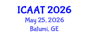 International Conference on Animal Assisted Therapy (ICAAT) May 25, 2026 - Batumi, Georgia International Conference on Animal Assisted Therapy (ICAAT) May 25, 2026 - Batumi, Georgia