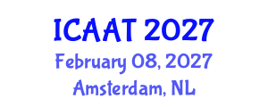 International Conference on Animal Assisted Therapy (ICAAT) February 08, 2027 - Amsterdam, Netherlands International Conference on Animal Assisted Therapy (ICAAT) February 08, 2027 - Amsterdam, Netherlands