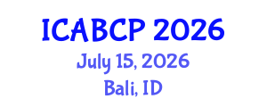 International Conference on Animal Breeding and Cattle Production (ICABCP) July 15, 2026 - Bali, Indonesia