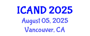 International Conference on Animal Diseases and Nutrition (ICAND) August 05, 2025 - Vancouver, Canada