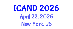 International Conference on Animal Diseases and Nutrition (ICAND) April 22, 2026 - New York, United States