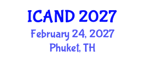 International Conference on Animal Diseases and Nutrition (ICAND) February 24, 2027 - Phuket, Thailand International Conference on Animal Diseases and Nutrition (ICAND) February 24, 2027 - Phuket, Thailand