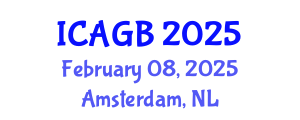 International Conference on Animal Genetics and Breeding (ICAGB) February 08, 2025 - Amsterdam, Netherlands