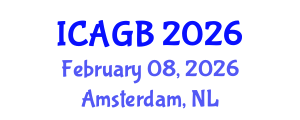 International Conference on Animal Genetics and Breeding (ICAGB) February 08, 2026 - Amsterdam, Netherlands