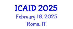 International Conference on Animal Infectious Diseases (ICAID) February 18, 2025 - Rome, Italy