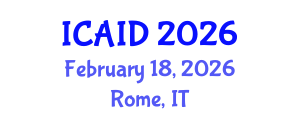International Conference on Animal Infectious Diseases (ICAID) February 18, 2026 - Rome, Italy