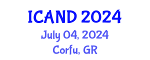 International Conference on Animal Nutrition and Diseases (ICAND) July 04, 2024 - Corfu, Greece