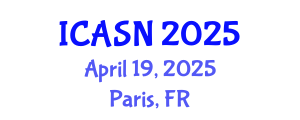 International Conference on Animal Science and Nutrition (ICASN) April 19, 2025 - Paris, France