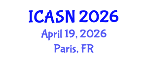 International Conference on Animal Science and Nutrition (ICASN) April 19, 2026 - Paris, France