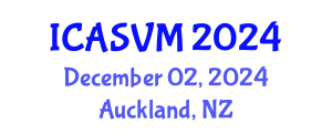 International Conference on Animal Science and Veterinary Medicine (ICASVM) December 02, 2024 - Auckland, New Zealand