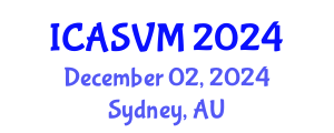 International Conference on Animal Science and Veterinary Medicine (ICASVM) December 02, 2024 - Sydney, Australia
