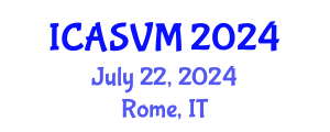 International Conference on Animal Science and Veterinary Medicine (ICASVM) July 22, 2024 - Rome, Italy