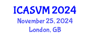 International Conference on Animal Science and Veterinary Medicine (ICASVM) November 25, 2024 - London, United Kingdom