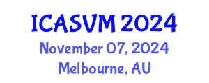 International Conference on Animal Science and Veterinary Medicine (ICASVM) November 07, 2024 - Melbourne, Australia