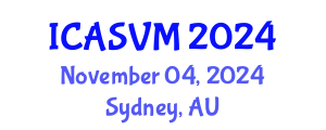 International Conference on Animal Science and Veterinary Medicine (ICASVM) November 04, 2024 - Sydney, Australia