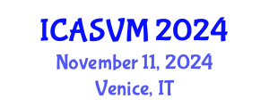 International Conference on Animal Science and Veterinary Medicine (ICASVM) November 11, 2024 - Venice, Italy