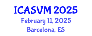 International Conference on Animal Science and Veterinary Medicine (ICASVM) February 11, 2025 - Barcelona, Spain
