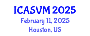 International Conference on Animal Science and Veterinary Medicine (ICASVM) February 11, 2025 - Houston, United States