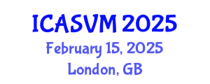 International Conference on Animal Science and Veterinary Medicine (ICASVM) February 15, 2025 - London, United Kingdom