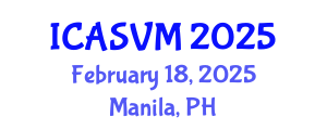 International Conference on Animal Science and Veterinary Medicine (ICASVM) February 18, 2025 - Manila, Philippines