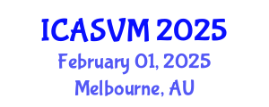 International Conference on Animal Science and Veterinary Medicine (ICASVM) February 01, 2025 - Melbourne, Australia