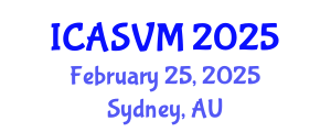 International Conference on Animal Science and Veterinary Medicine (ICASVM) February 25, 2025 - Sydney, Australia