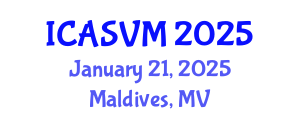 International Conference on Animal Science and Veterinary Medicine (ICASVM) January 21, 2025 - Maldives, Maldives