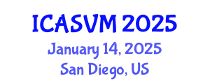 International Conference on Animal Science and Veterinary Medicine (ICASVM) January 14, 2025 - San Diego, United States