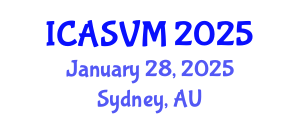 International Conference on Animal Science and Veterinary Medicine (ICASVM) January 28, 2025 - Sydney, Australia
