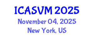 International Conference on Animal Science and Veterinary Medicine (ICASVM) November 04, 2025 - New York, United States