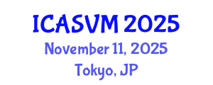 International Conference on Animal Science and Veterinary Medicine (ICASVM) November 11, 2025 - Tokyo, Japan