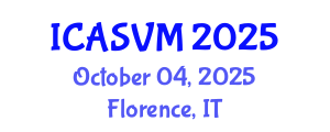 International Conference on Animal Science and Veterinary Medicine (ICASVM) October 04, 2025 - Florence, Italy