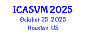 International Conference on Animal Science and Veterinary Medicine (ICASVM) October 25, 2025 - Houston, United States