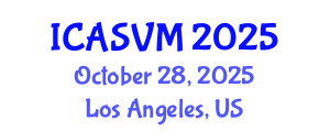International Conference on Animal Science and Veterinary Medicine (ICASVM) October 28, 2025 - Los Angeles, United States