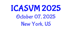 International Conference on Animal Science and Veterinary Medicine (ICASVM) October 07, 2025 - New York, United States