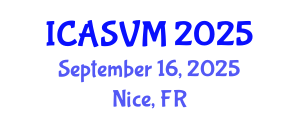 International Conference on Animal Science and Veterinary Medicine (ICASVM) September 16, 2025 - Nice, France