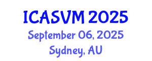 International Conference on Animal Science and Veterinary Medicine (ICASVM) September 06, 2025 - Sydney, Australia