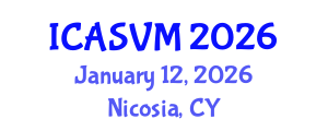 International Conference on Animal Science and Veterinary Medicine (ICASVM) January 12, 2026 - Nicosia, Cyprus