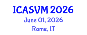 International Conference on Animal Science and Veterinary Medicine (ICASVM) June 01, 2026 - Rome, Italy