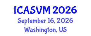 International Conference on Animal Science and Veterinary Medicine (ICASVM) September 16, 2026 - Washington, United States