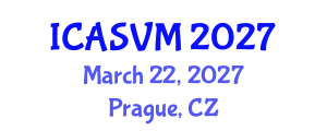International Conference on Animal Science and Veterinary Medicine (ICASVM) March 22, 2027 - Prague, Czechia International Conference on Animal Science and Veterinary Medicine (ICASVM) March 22, 2027 - Prague, Czechia