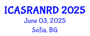 International Conference on Animal Science, Ruminant Animal Nutrition and Recent Developments (ICASRANRD) June 03, 2025 - Sofia, Bulgaria