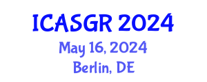 International Conference on Animal Sciences and Genetic Research (ICASGR) May 16, 2024 - Berlin, Germany