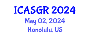 International Conference on Animal Sciences and Genetic Research (ICASGR) May 02, 2024 - Honolulu, United States