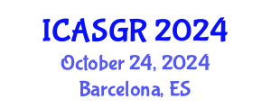 International Conference on Animal Sciences and Genetic Research (ICASGR) October 24, 2024 - Barcelona, Spain